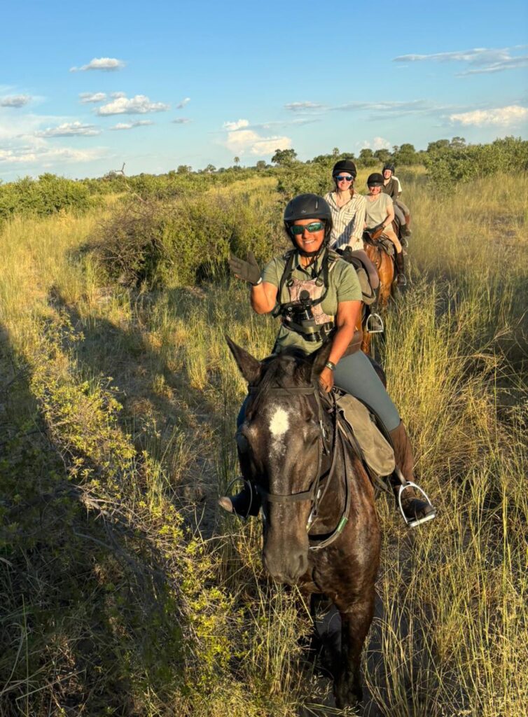 African horse safari evening ride.  I used a Cotton Carrier harness to secure my Sony camera.